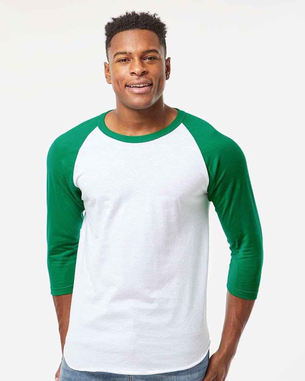 Tultex 10705 Tultext 245 Unisex Fine Jersey Raglan T-Shirt