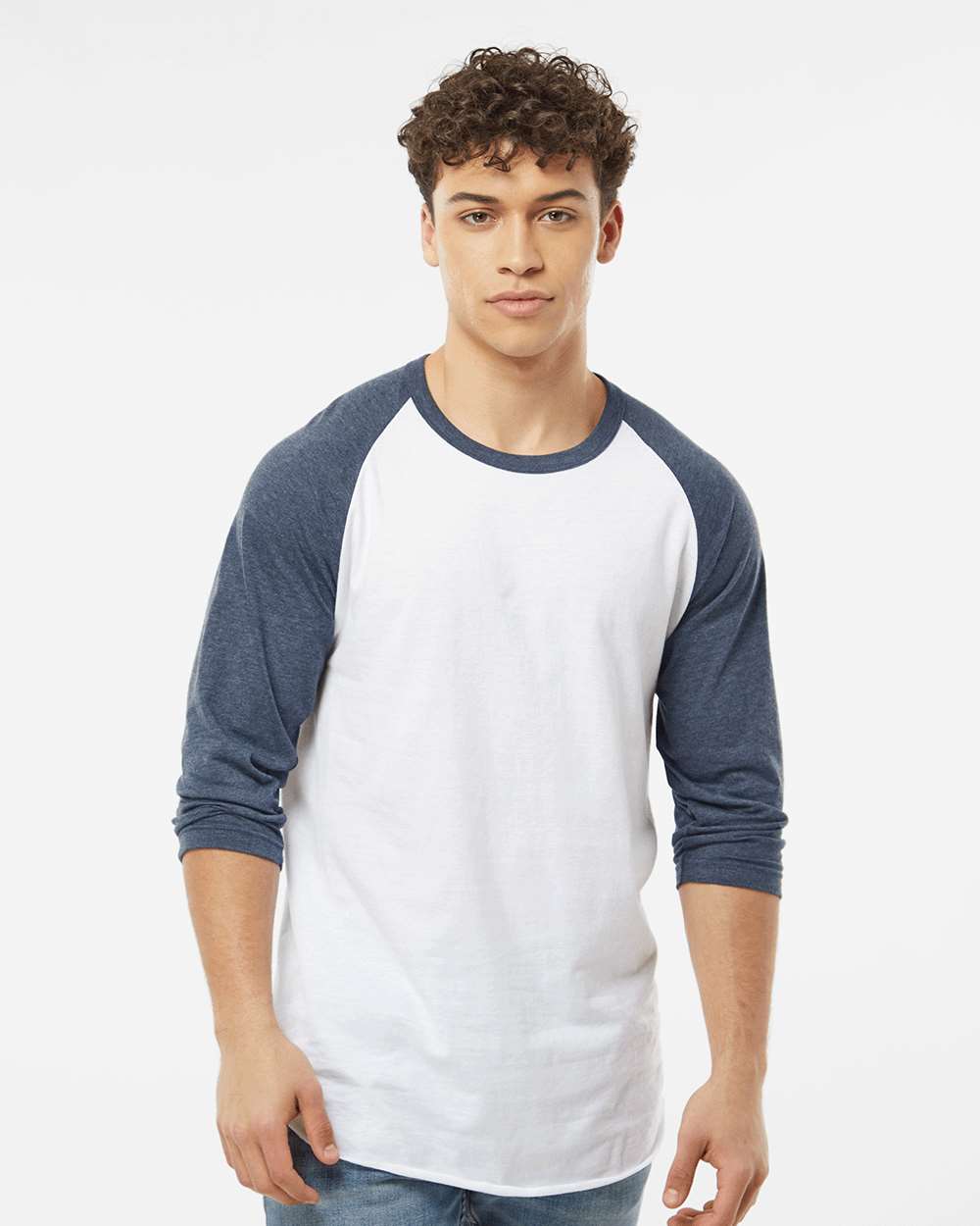 Tultex 10705 Tultext 245 Unisex Fine Jersey Raglan T-Shirt