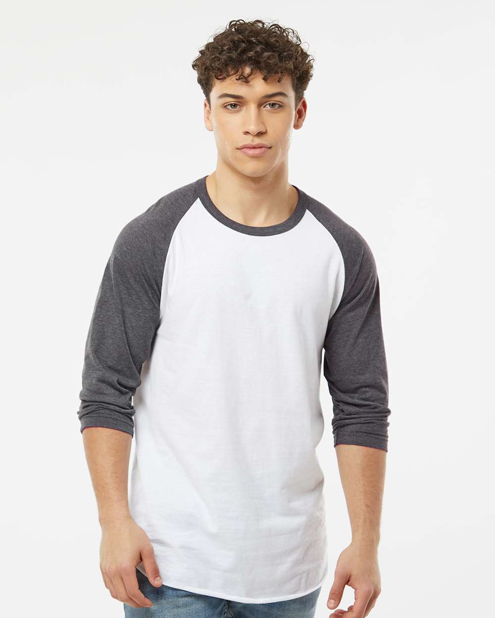 Tultex 10705 Tultext 245 Unisex Fine Jersey Raglan T-Shirt