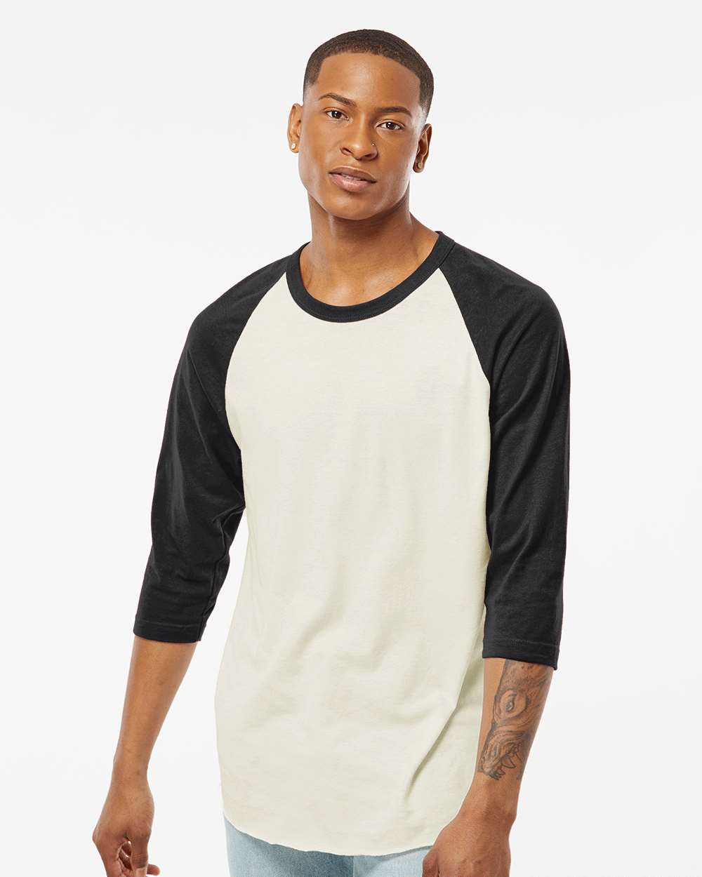 Tultex 10705 Tultext 245 Unisex Fine Jersey Raglan T-Shirt
