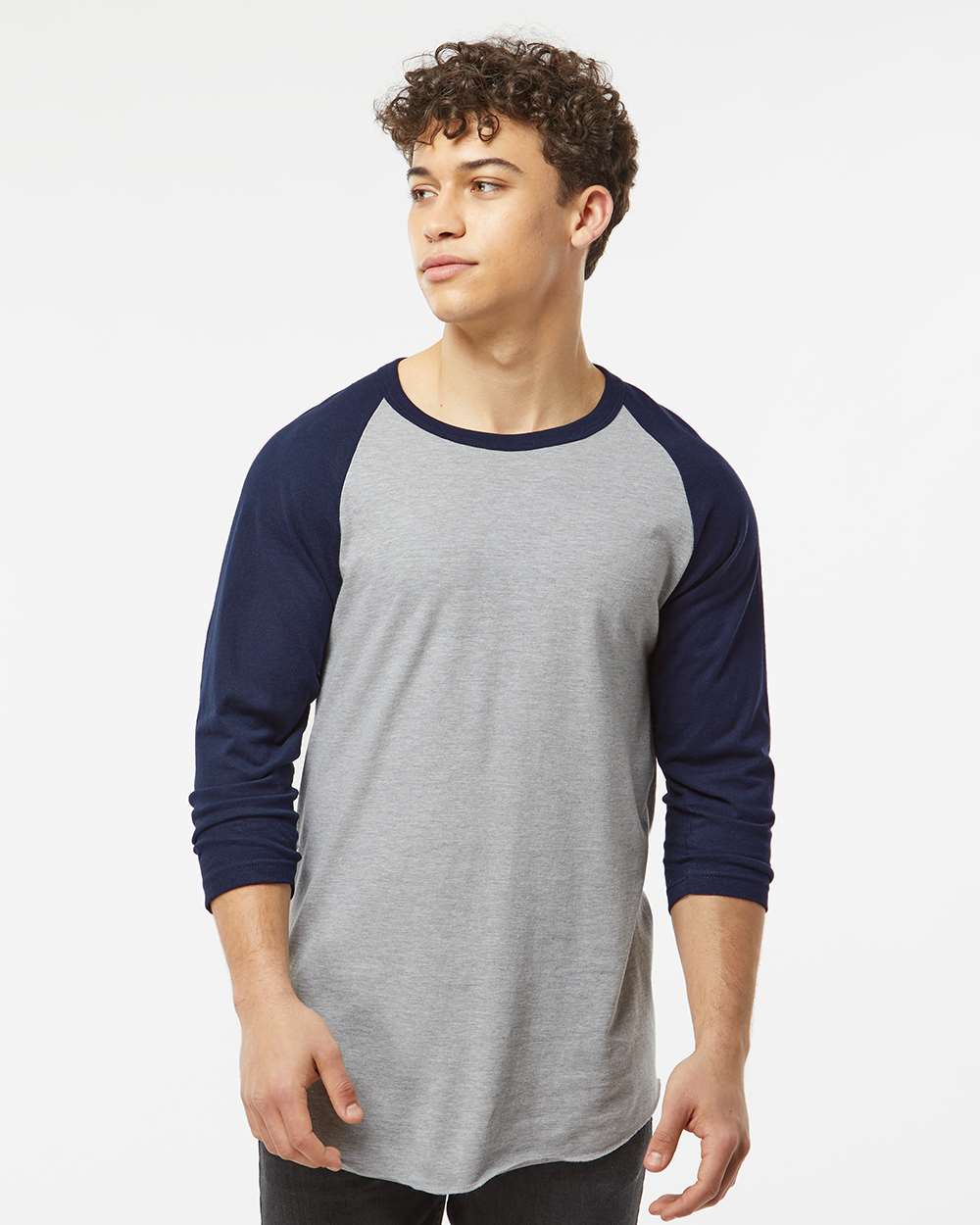 Tultex 10705 Tultext 245 Unisex Fine Jersey Raglan T-Shirt