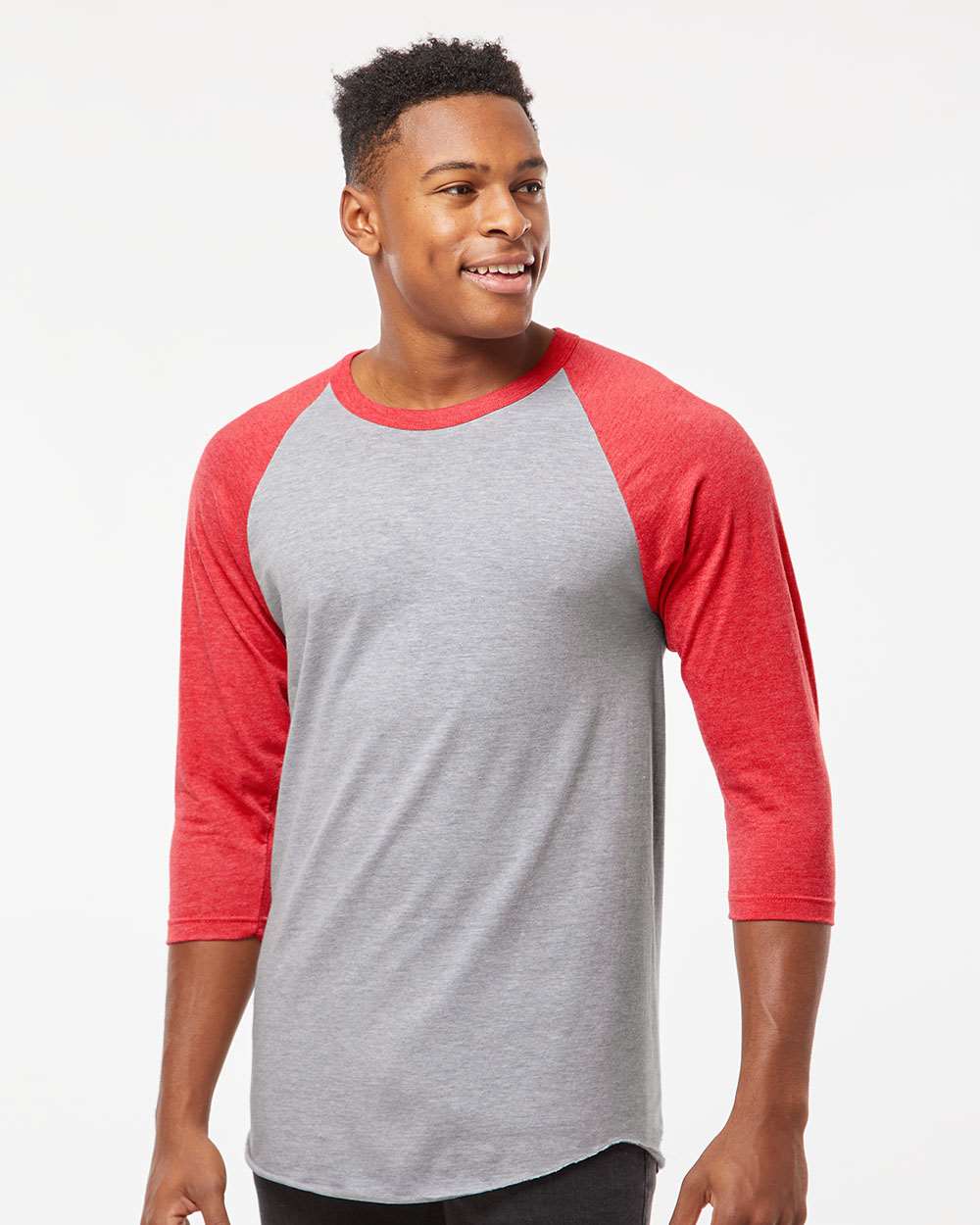 Tultex 10705 Tultext 245 Unisex Fine Jersey Raglan T-Shirt