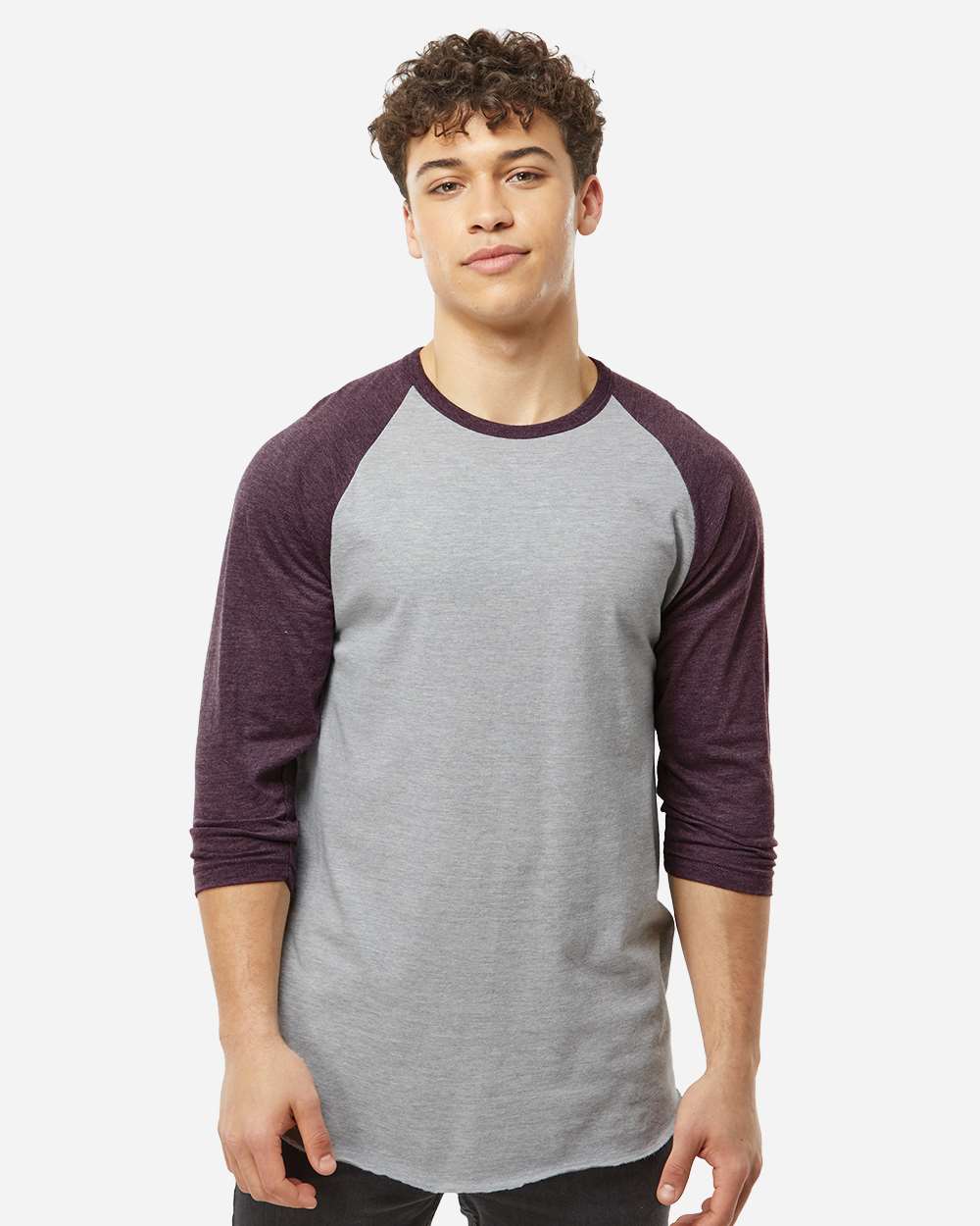 Tultex 10705 Tultext 245 Unisex Fine Jersey Raglan T-Shirt