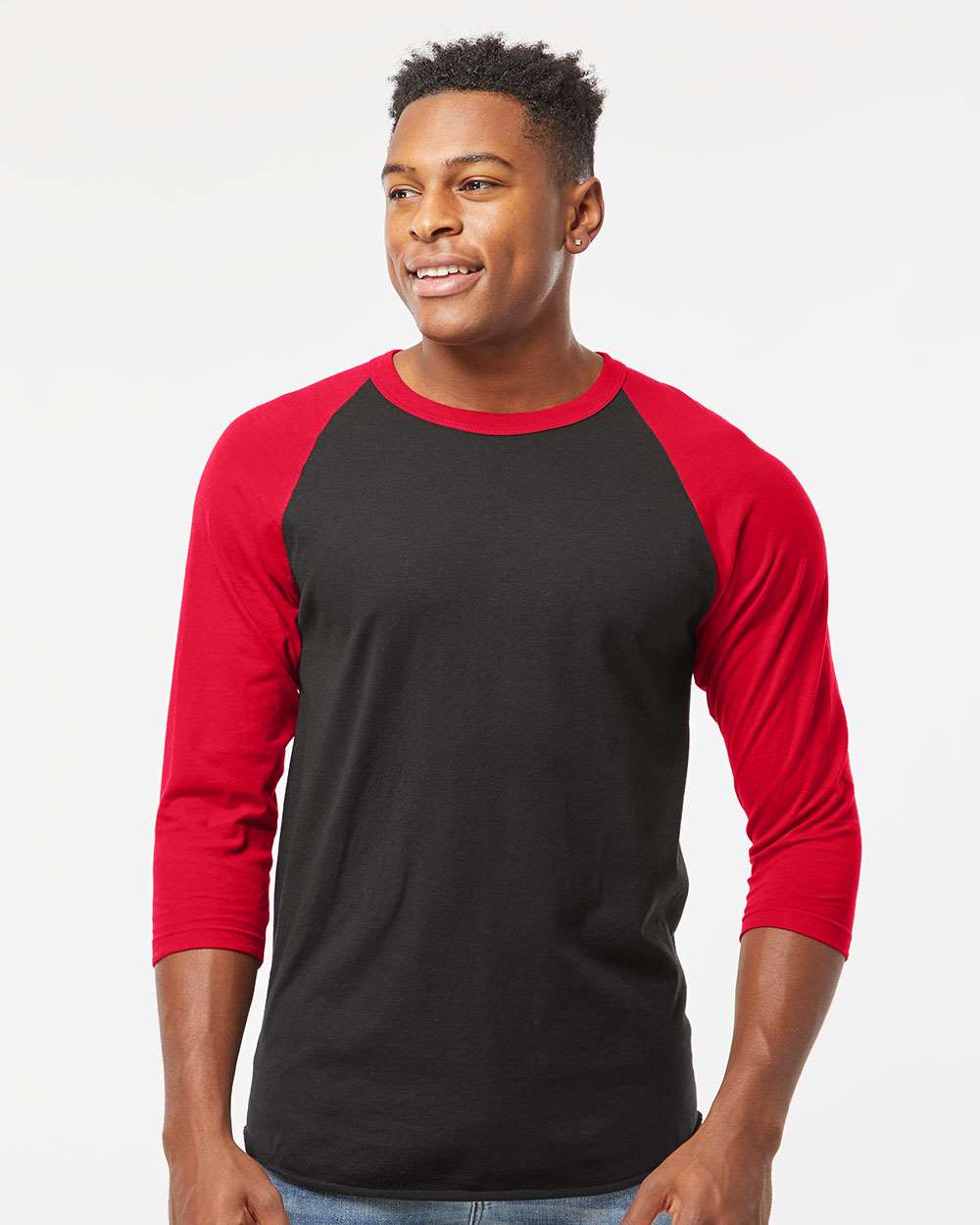 Tultex 10705 Tultext 245 Unisex Fine Jersey Raglan T-Shirt