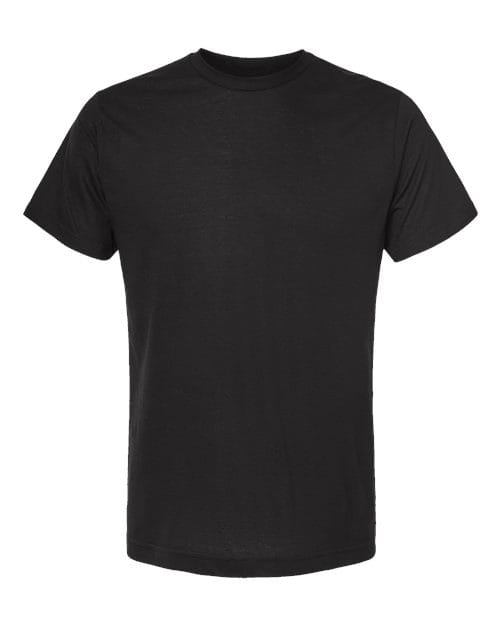 Tultex 10706 XS / Black 241-Unisex Poly-Rich T-Shirt