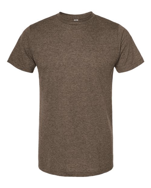 Tultex 10706 XS / Heather Brown 241-Unisex Poly-Rich T-Shirt