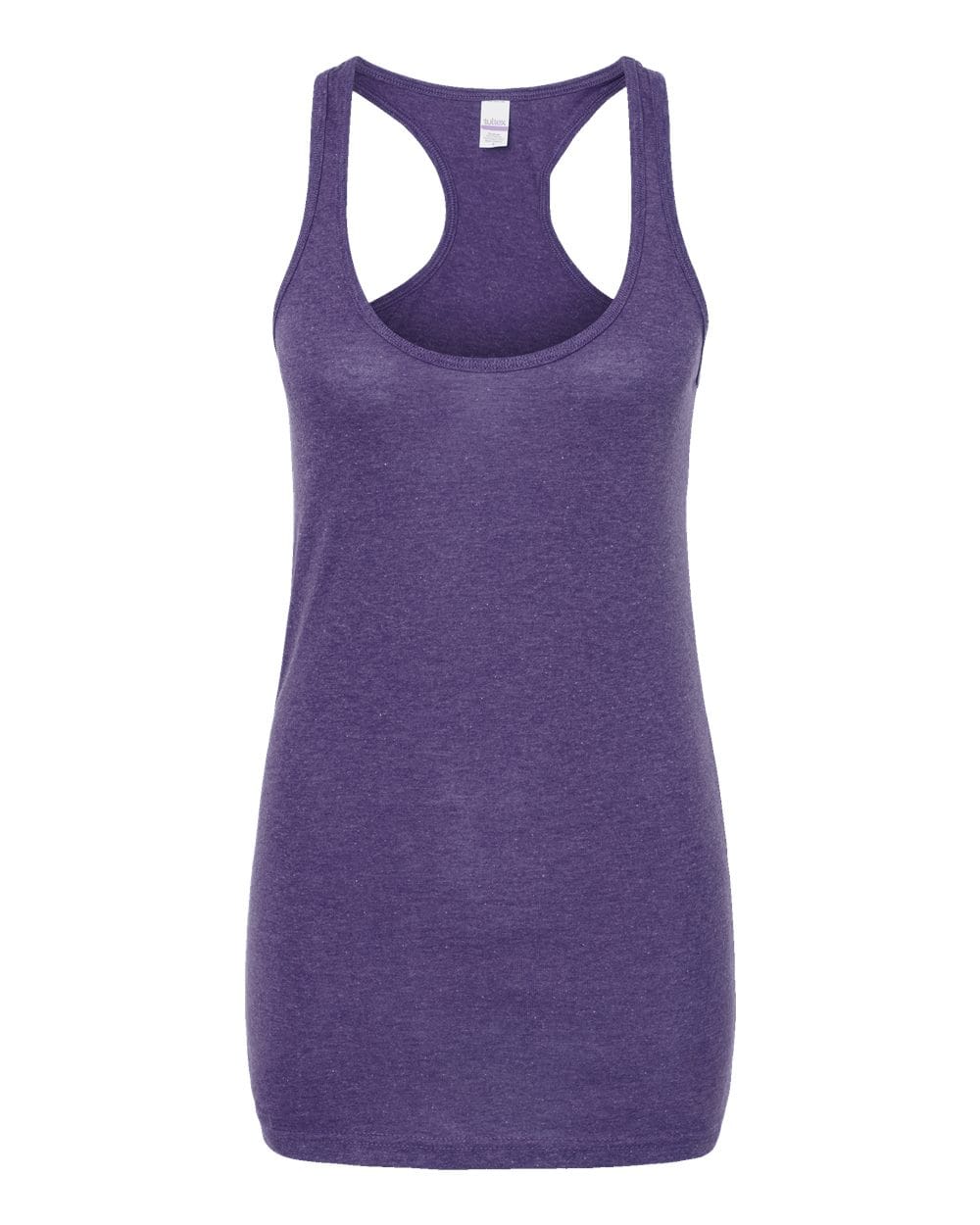 Tultex 10712 XS / Heather Purple Tultex 190 Women's Poly-Rich Racerback Tank Top