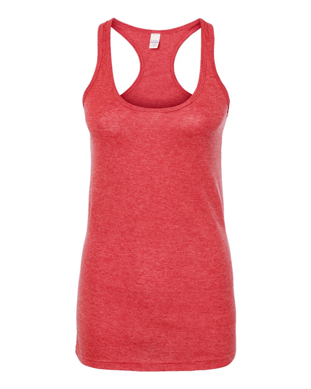 Tultex 10712 XS / Heather Red Tultex 190 Women's Poly-Rich Racerback Tank Top