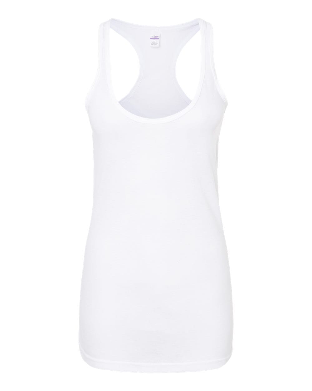 Tultex 10712 XS / White Tultex 190 Women's Poly-Rich Racerback Tank Top