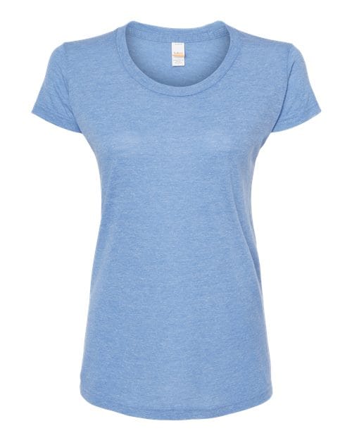 Tultex 10717 XS / Athletic Blue Tri Blend 253-Women's Tri-Blend T-Shirt