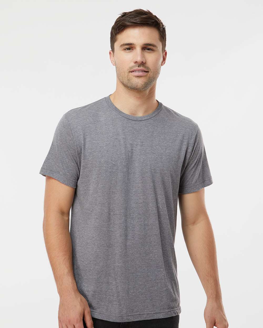 Tultex 10718 XS / Heather Tri Blend Tultex 254 Men's Tri-Blend T-Shirt