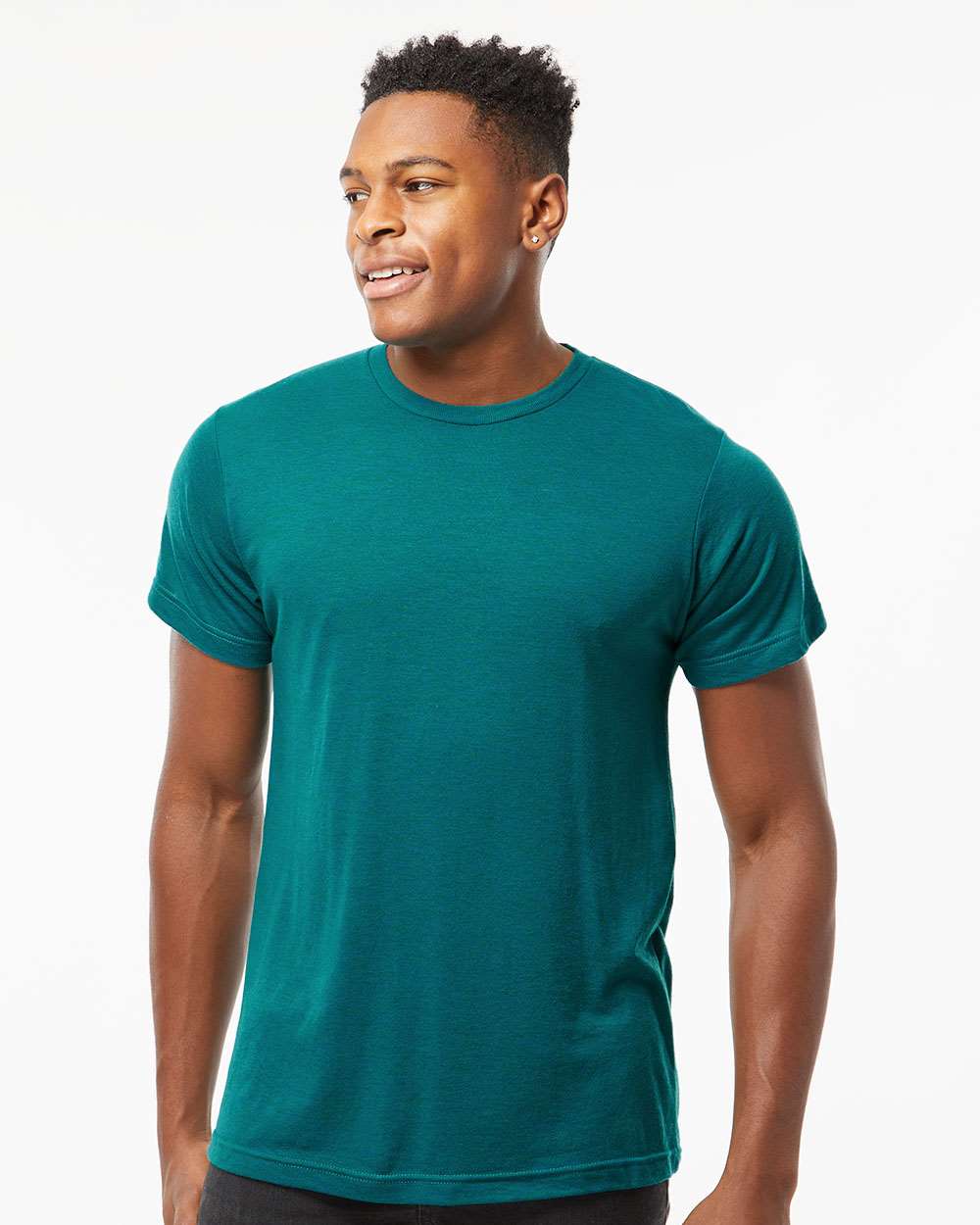 Tultex 10718 XS / Jade Tri Blend Tultex 254 Men's Tri-Blend T-Shirt
