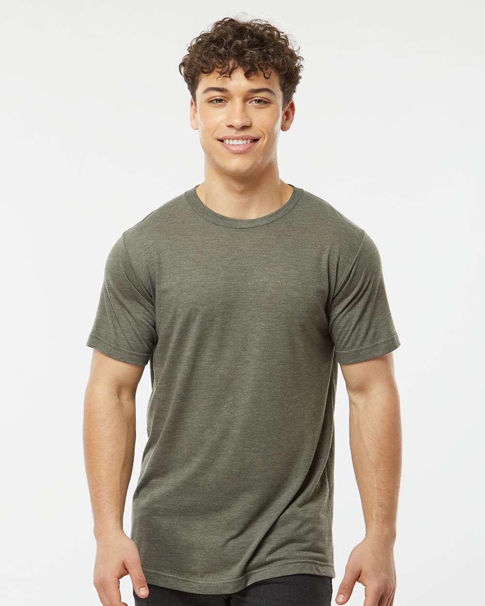 Tultex 10718 XS / Military Tri Blend Tultex 254 Men's Tri-Blend T-Shirt