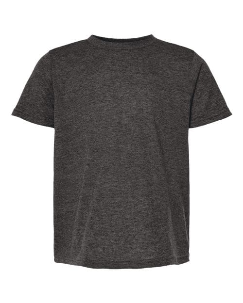 Tultex 10720 XS / Heather Graphite 265-Youth Poly-Rich T-Shirt