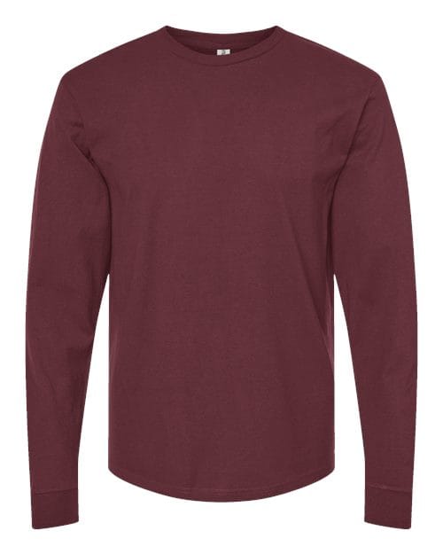 Tultex 10723 S / Burgundy Tultex Tultex 291: Unisex Heavyweight Jersey Long Sleeve T-Shirt