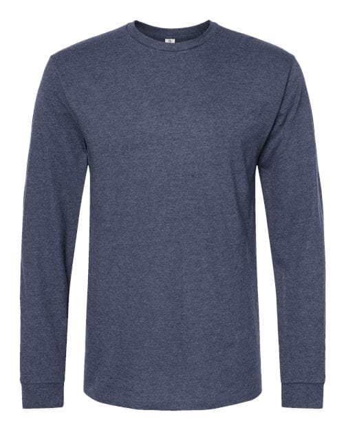 Tultex 10723 S / Heather Denim Tultex Tultex 291: Unisex Heavyweight Jersey Long Sleeve T-Shirt
