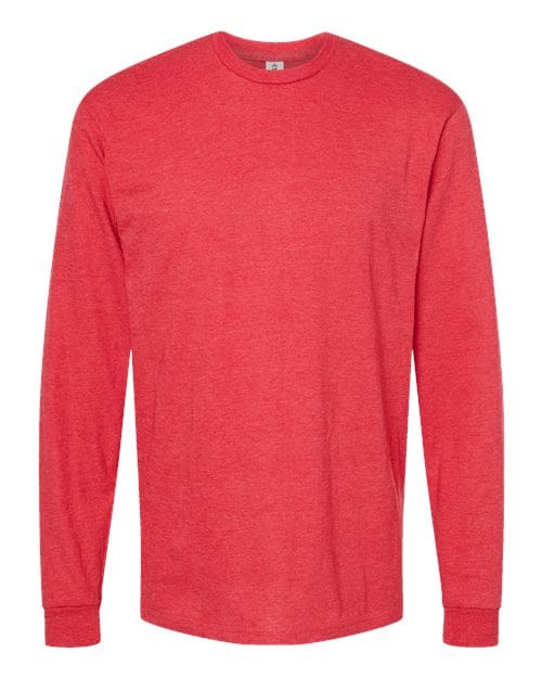 Tultex 10723 S / Heather Red Tultex Tultex 291: Unisex Heavyweight Jersey Long Sleeve T-Shirt