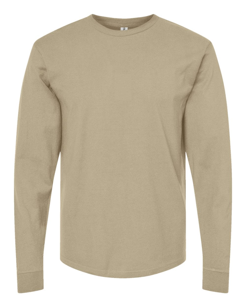Tultex 10723 S / Sand Tultex 291 Unisex Heavyweight Jersey Long Sleeve T-Shirt