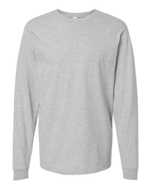 Tultex 10723 XS / Heather Grey Tultex Tultex 291: Unisex Heavyweight Jersey Long Sleeve T-Shirt