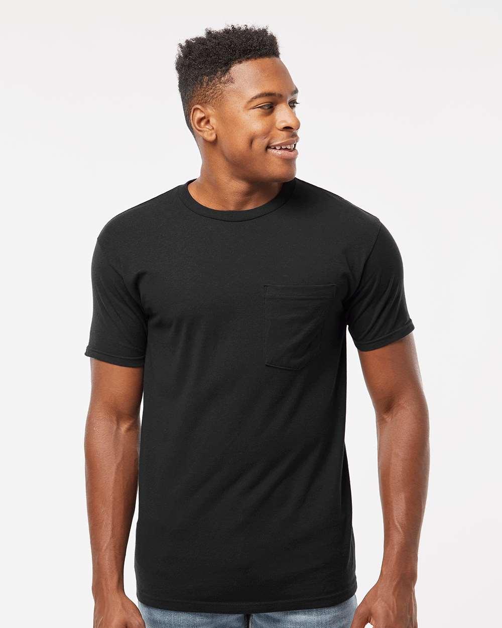 Tultex 10724 Tultex 293 Unisex Heavyweight Jersey Pocket T-Shirt