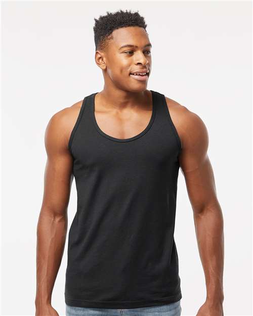 Tultex 10768 XS / Black Tultex Tultex S105: Unisex Fine Jersey Tank Top