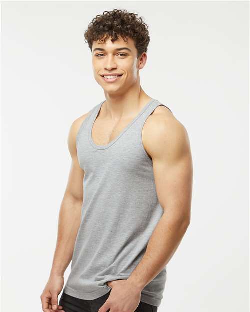 Tultex 10768 XS / Heather Grey Tultex Tultex S105: Unisex Fine Jersey Tank Top