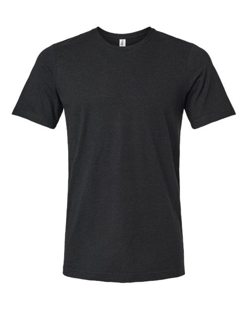 Tultex 602CVC Unisex Combed CVC T-Shirt in Heather Black