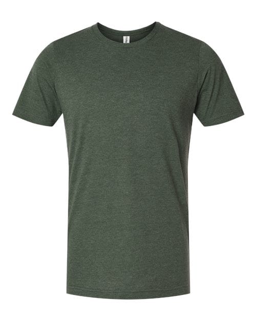 Tultex 602CVC Unisex Combed CVC T-Shirt in Heather Forest