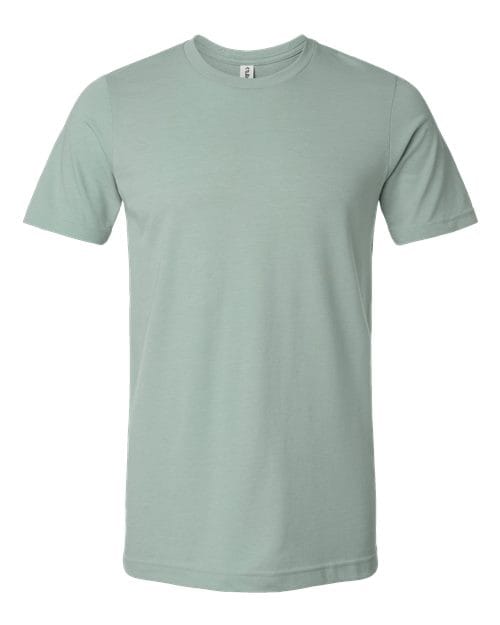 Tultex 602CVC Unisex Combed CVC T-Shirt in Heather Light Sage