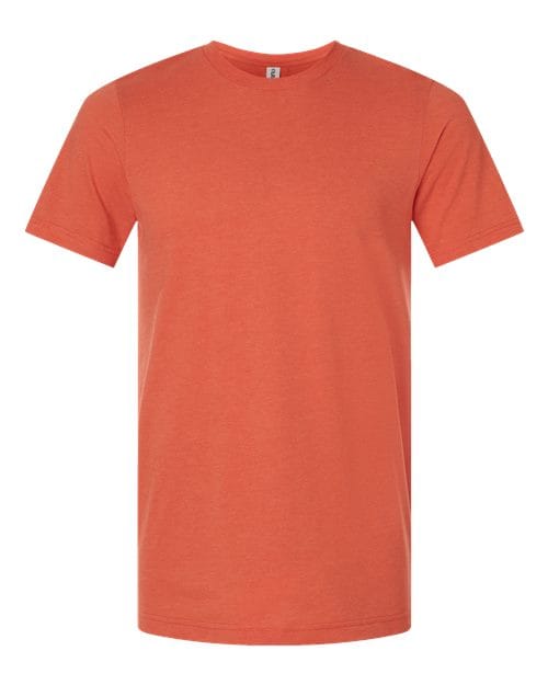 Tultex 602CVC Unisex Combed CVC T-Shirt in Heather Orange