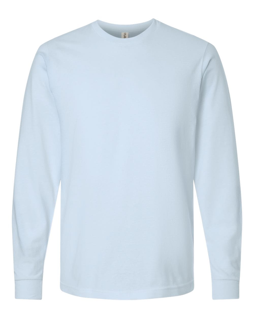 Tultex 12346 4XL / Baby Blue Tultex 202LS Unisex Fine Jersey Long Sleeve T-Shirt