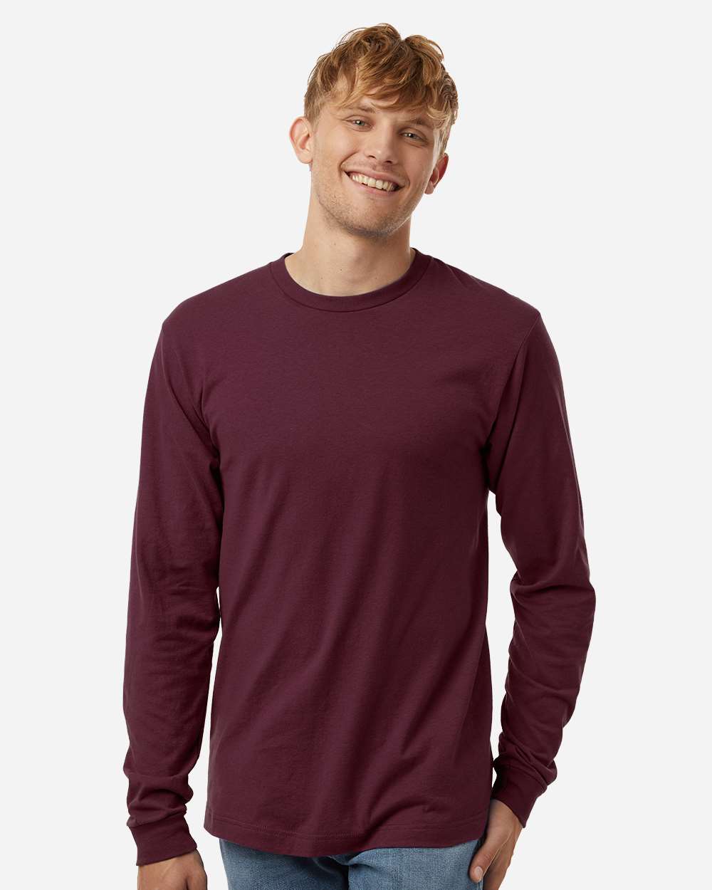 Tultex 12346 Tultex 202LS Unisex Fine Jersey Long Sleeve T-Shirt