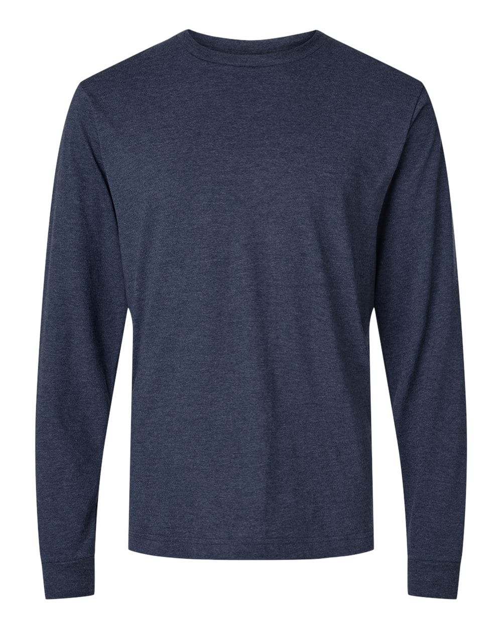 Tultex 12346 XS / Heather Denim Tultex 202LS Unisex Fine Jersey Long Sleeve T-Shirt