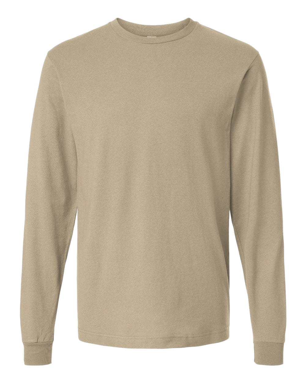 Tultex 12346 XS / Sand Tultex 202LS Unisex Fine Jersey Long Sleeve T-Shirt