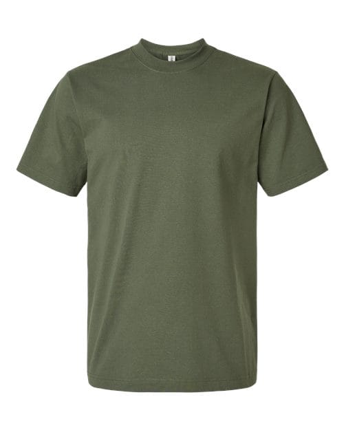 Tultex 299 Unisex Heavyweight Street T-Shirt in Military Green