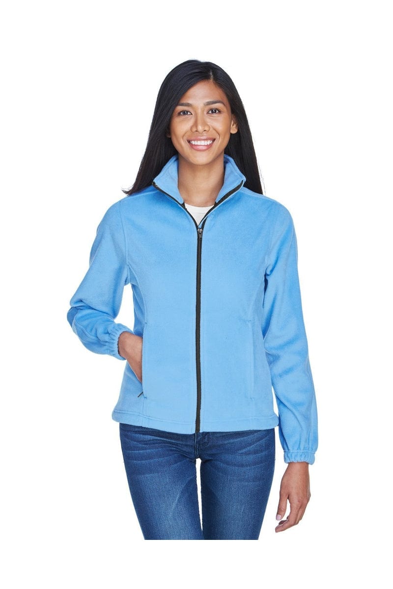 UltraClub Outerwear S / Carolina Blue UltraClub 8481: Ladies' Iceberg Fleece Full-Zip Jacket