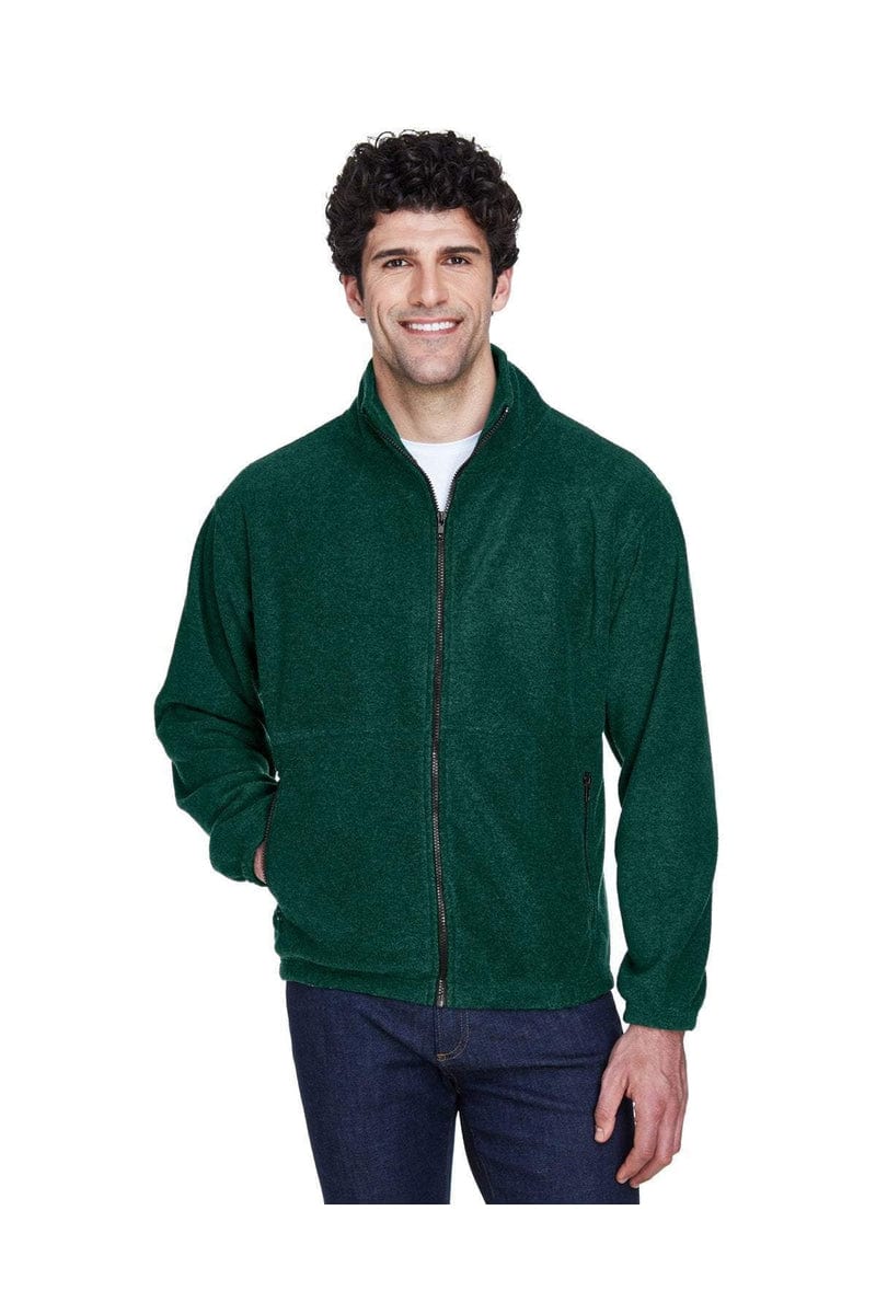 UltraClub Outerwear S / Forest Green UltraClub 8485: Men's Iceberg Fleece Full-Zip Jacket