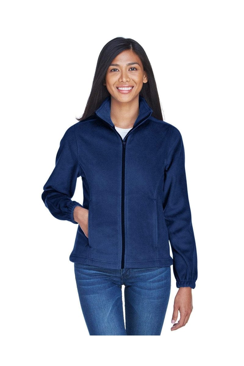 UltraClub Outerwear S / Navy UltraClub 8481: Ladies' Iceberg Fleece Full-Zip Jacket