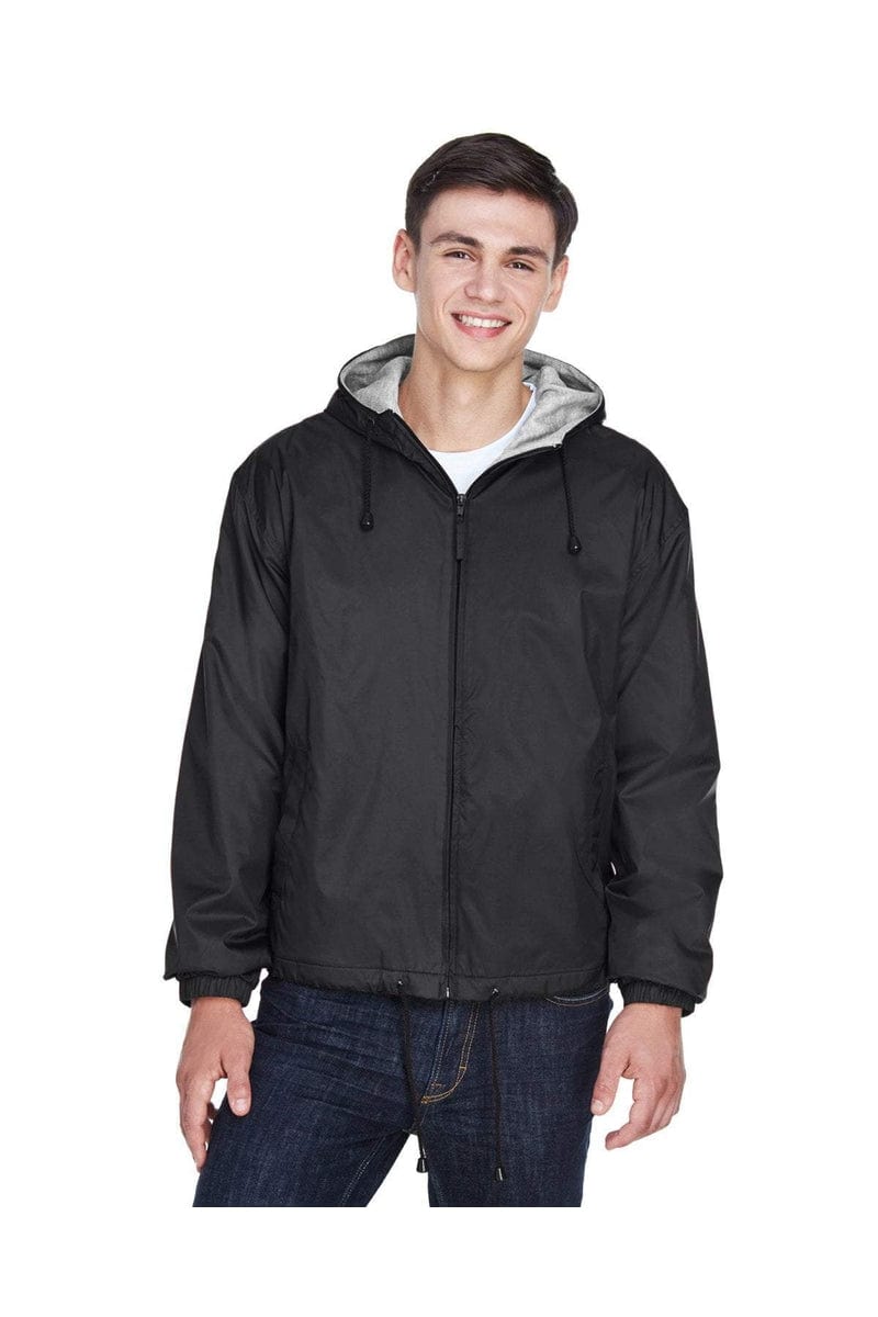 UltraClub Outerwear UltraClub 8915: Adult Fleece-Lined Hooded Jacket