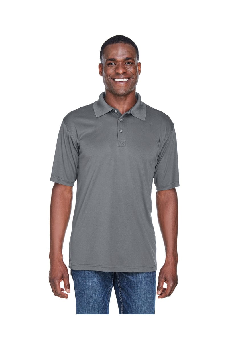 UltraClub Polos/Knits 6XL / Charcoal UltraClub 8425: Men's Cool & Dry Sport Performance Interlock Polo, Basic Colors