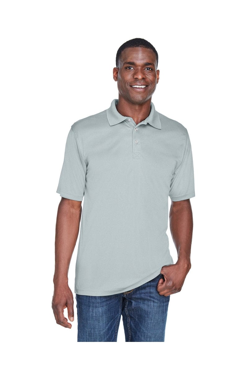 UltraClub Polos/Knits 6XL / Grey UltraClub 8425: Men's Cool & Dry Sport Performance Interlock Polo, Basic Colors
