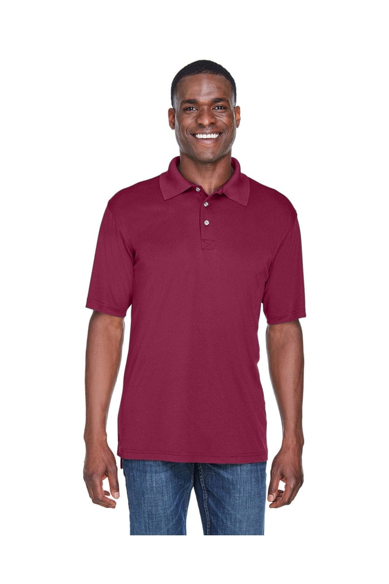 UltraClub Polos/Knits 6XL / Maroon UltraClub 8425: Men's Cool & Dry Sport Performance Interlock Polo, Basic Colors