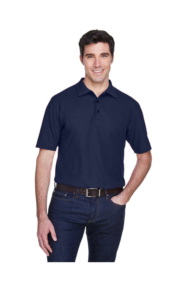 UltraClub Polos/Knits 6XL / Navy UltraClub 8540: Men's Whisper Pique Polo