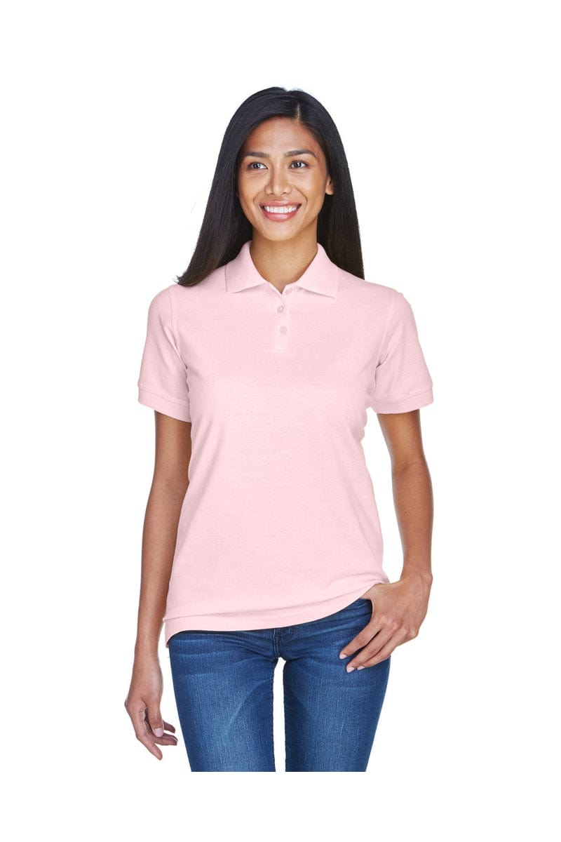 UltraClub Polos/Knits M / Pink UltraClub 8530: Ladies' Classic Pique Polo