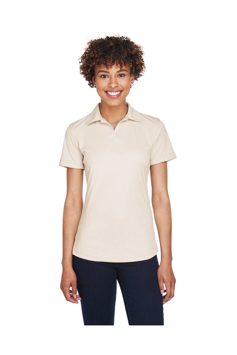 UltraClub Polos/Knits M / Stone UltraClub 8425L: Ladies' Cool & Dry Sport Performance Interlock Polo, Basic Colors