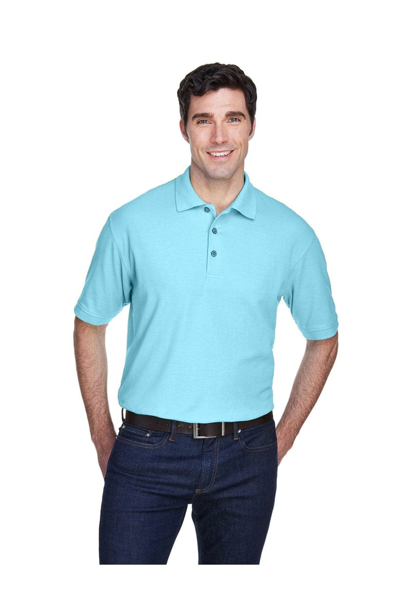UltraClub Polos/Knits S / Baby Blue UltraClub 8540: Men's Whisper Pique Polo