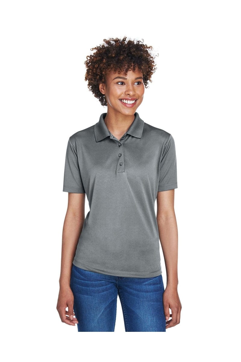 UltraClub Polos/Knits S / Charcoal UltraClub 8610L: Ladies' Cool & Dry 8-Star Elite Performance Interlock Polo