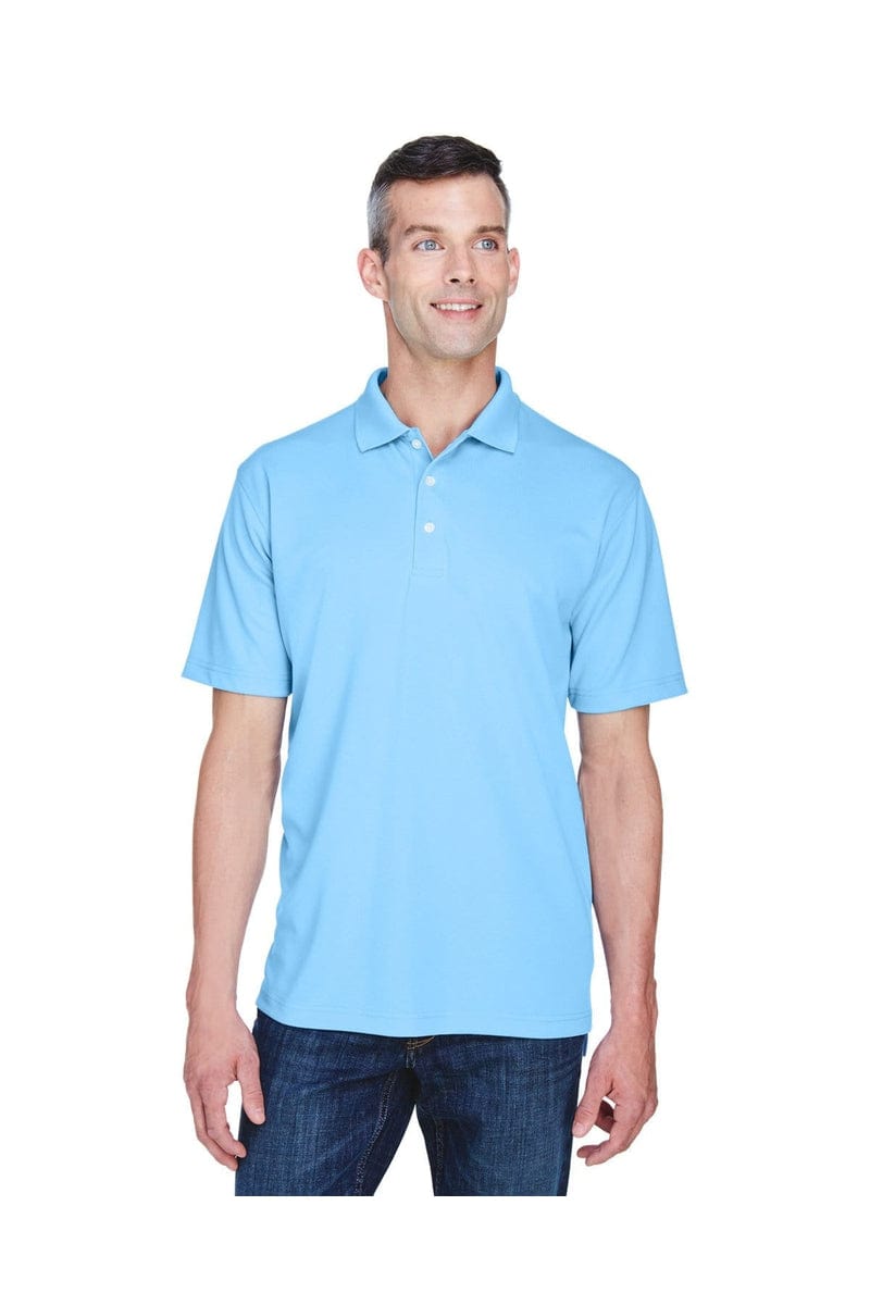 UltraClub Polos/Knits 6XL / Columbia Blue UltraClub 8445: Men's Cool & Dry Stain-Release Performance Polo, Basic Colors