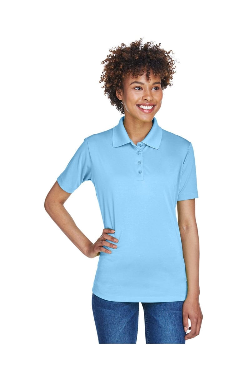 UltraClub Polos/Knits S / Columbia Blue UltraClub 8610L: Ladies' Cool & Dry 8-Star Elite Performance Interlock Polo