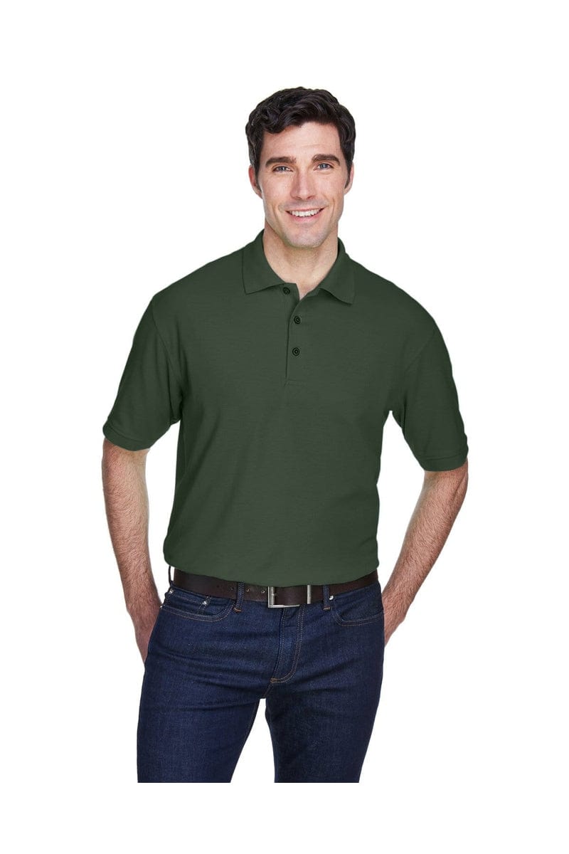 UltraClub Polos/Knits S / Forest Green UltraClub 8540: Men's Whisper Pique Polo